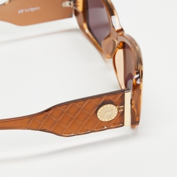 Le Specs Nouveau Riche Caramel Sunglasses - Picture 5 of 10